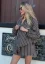 Dámská mušelínová košile hnědá pruhovaná – nadčasový oversized styl