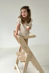 Učiaca montessori detská veža skladacia natural