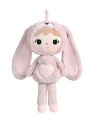 Najkrajší darček pre bábätko – zajačik s menom ružová + overal