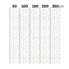 Tapeta terazzo biela 280x50cm