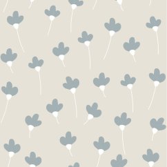 Tapeta sedmikrásky béžově modrá 280x50 cm