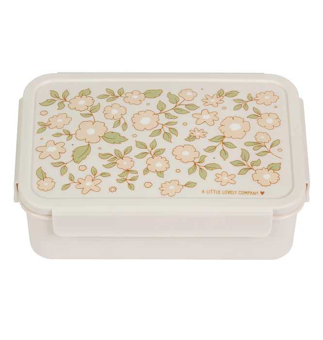 Bento obědář pro děti květiny - praktický box na jídlo do školy