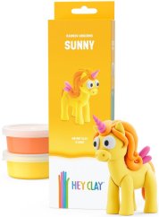 Hey Clay jednorožec žltý – Vytvorte si roztomilú figúrku