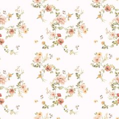 Tapeta kvetinová vintage 280x50 cm
