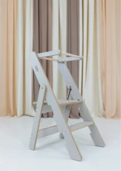 Učiaca montessori detská veža skladacia kašmír