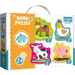 Moje první puzzle hospodářská zvířata | Velké puzzle pro děti od 2 let