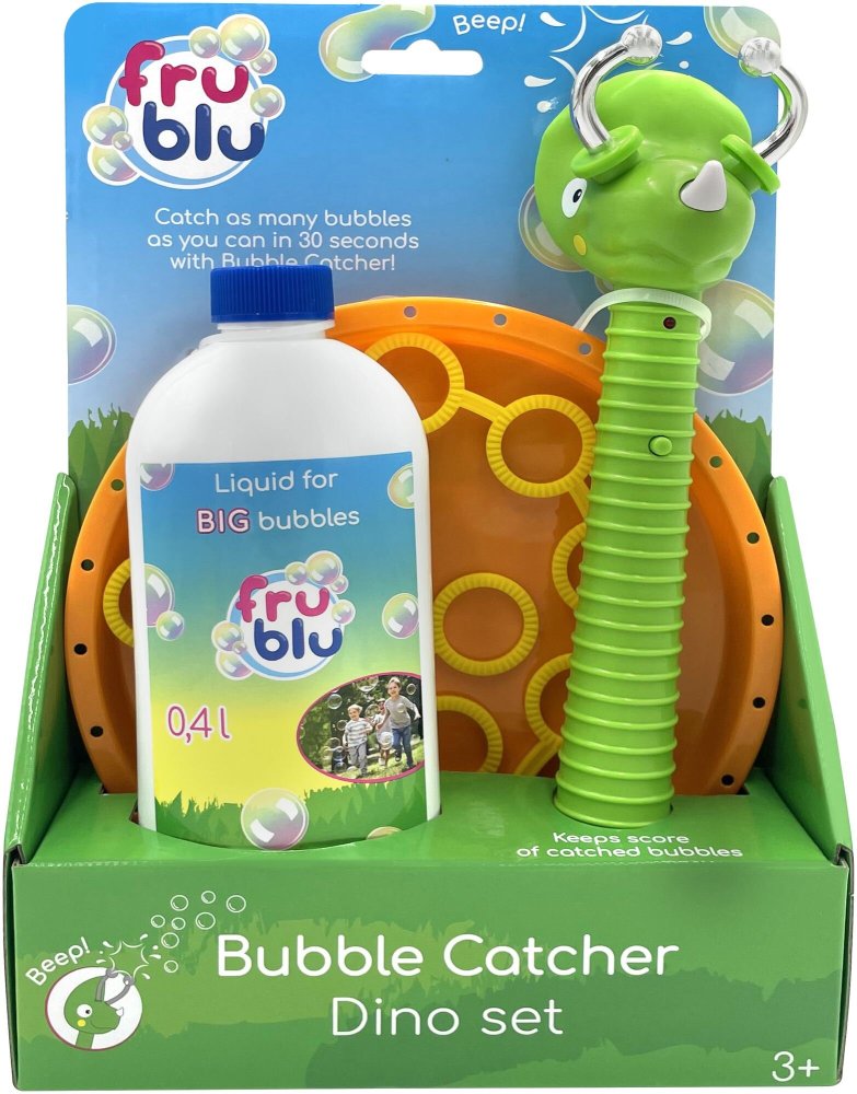 fru blu Fru Blu Mydlové bubliny – Lapač bublín DINO + 400 ml náplň