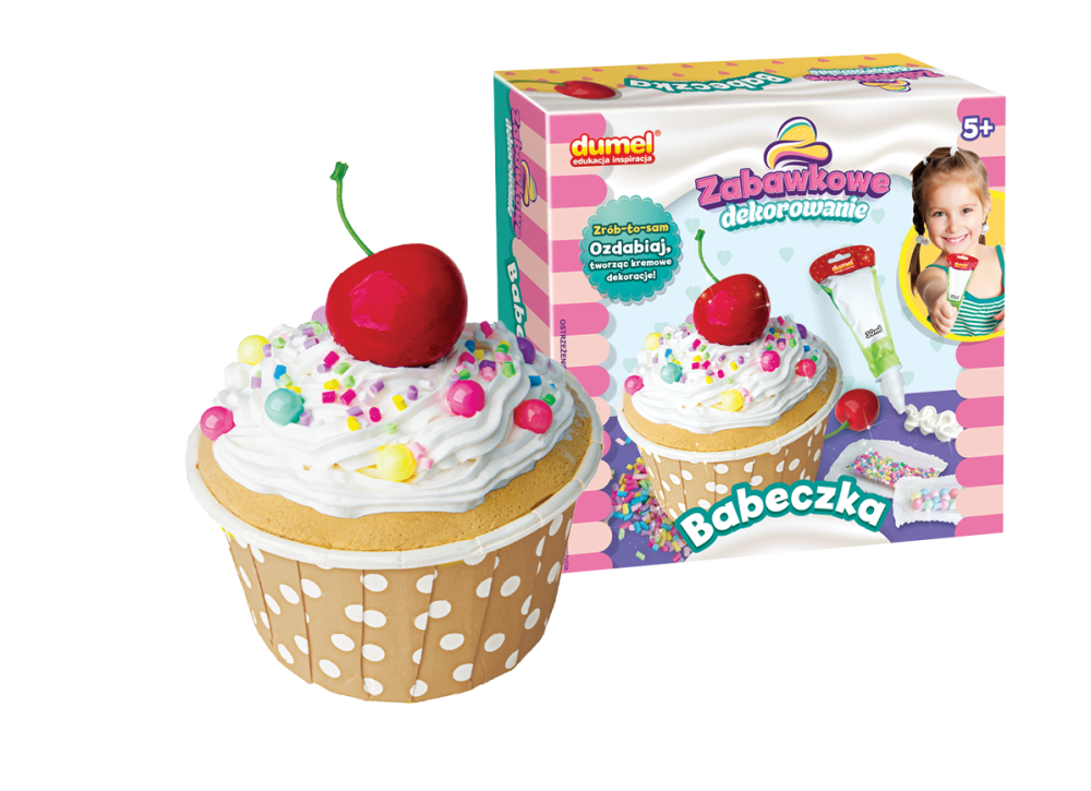 DUMEL Zdobenie – Cupcake | Kreatívna sada na výrobu hračkárskeho koláčika