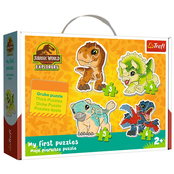 Trefl Trefl Moje prvé puzzle Roztomilé dinosaury | Prvé puzzle pre deti od 2 rokov